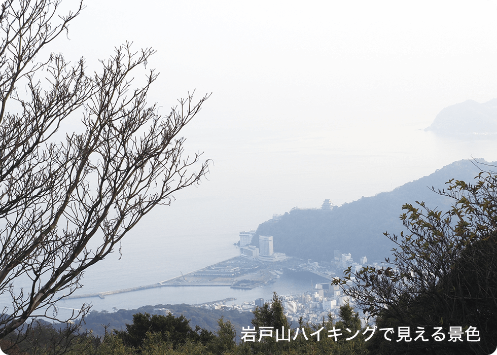 岩戸山ハイキングで見える景色